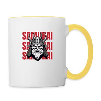 Samurai - Contrasting Mug - white/yellow - Right