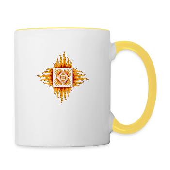 Infinite Flames - Contrasting Mug - white/yellow - Right
