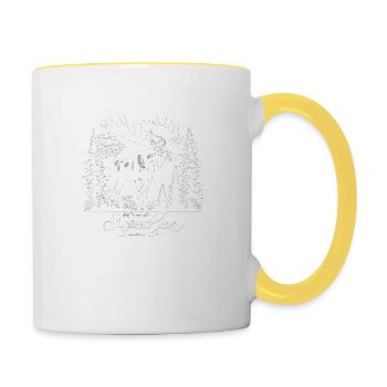 Sweden Sweden Viking Norden Scandinavia Midsummer - Contrasting Mug - white/yellow - Right