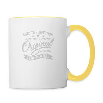 Original 1994 Vintage Retro 1994 Birthday 1994 - Contrasting Mug - white/yellow - Right