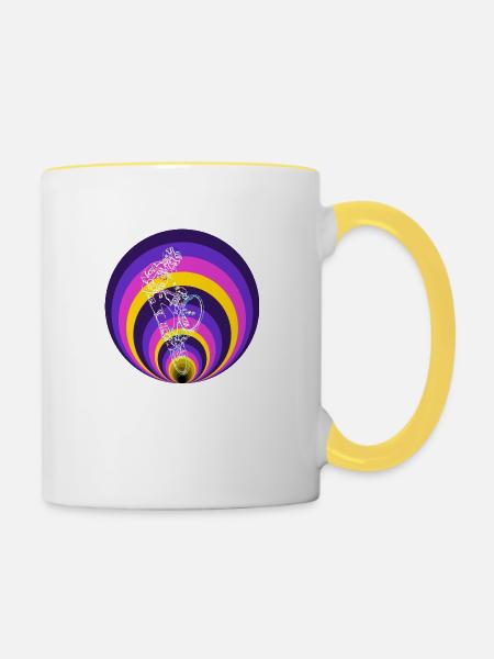 BMX (BMX) - Tasse zweifarbig - Weiß/Gelb