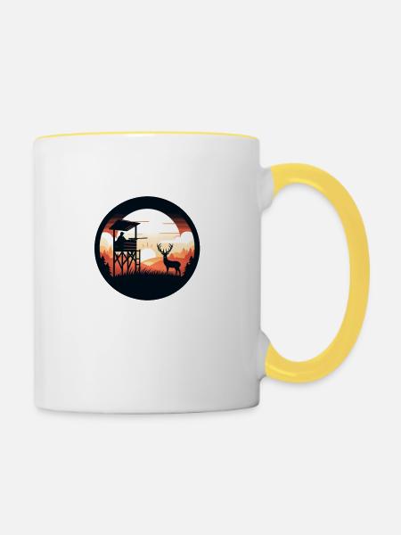 Perfect Sundowner - Tasse zweifarbig - Weiß/Gelb