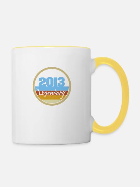 Legendary 2013 - Tasse zweifarbig - Weiß/Gelb