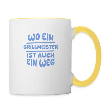 Grillmeister Grillmeister - Contrasting Mug - white/yellow - Right