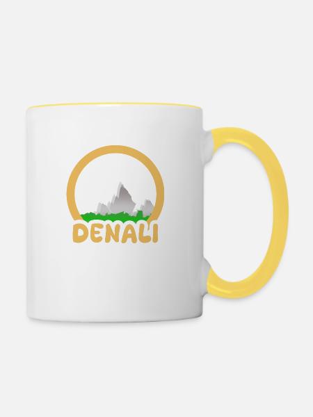 Trekking Denali - Tasse zweifarbig - Weiß/Gelb