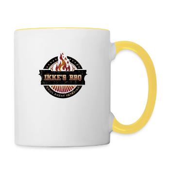 IKKE´S BBQ - Tasse zweifarbig - Weiß/Gelb - Rechts