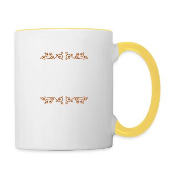 Climbing Crew - Contrasting Mug - white/yellow - Right