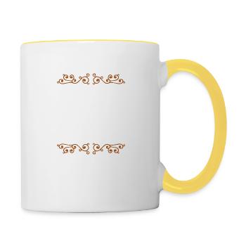 Party Crew - Contrasting Mug - white/yellow - Right