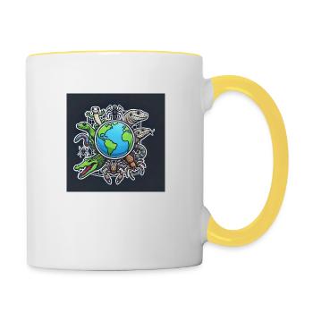 TerrarioSphere - Contrasting Mug - white/yellow - Right