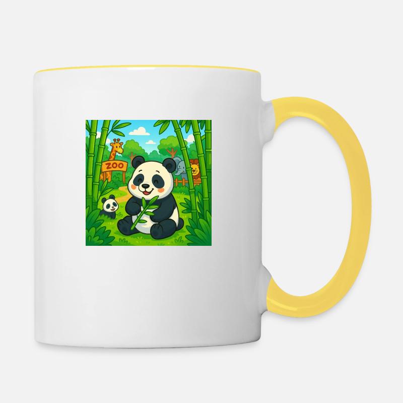 Pandy - Contrasting Mug - white/yellow