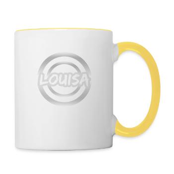 Décrivez votre designDesign ImageSta - Mug contrasté - blanc/jaune - Droite