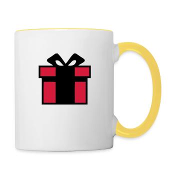 Gift - Contrasting Mug - white/yellow - Right