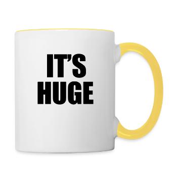Huge - Contrasting Mug - white/yellow - Right