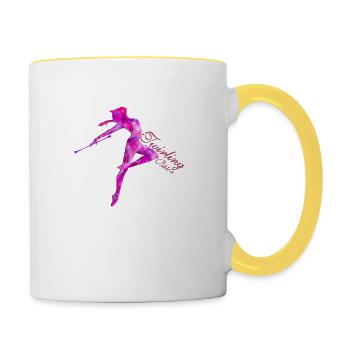 TWIRLING-BATON - Contrasting Mug - white/yellow - Right