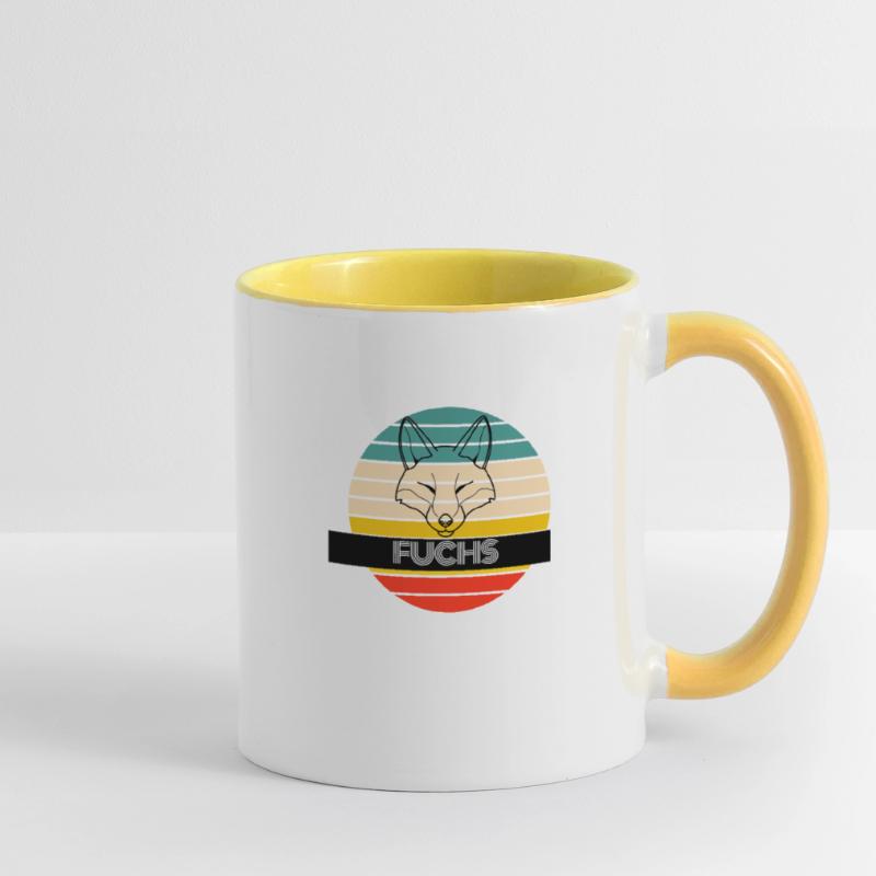 Fuchs oder was? Tasse zweifarbig