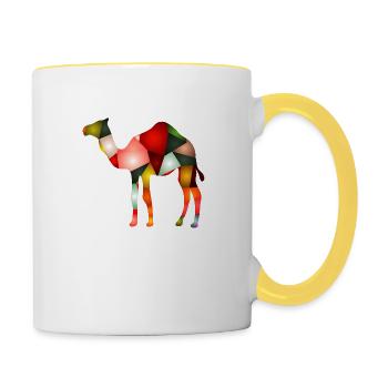 Camel - Contrasting Mug - white/yellow - Right