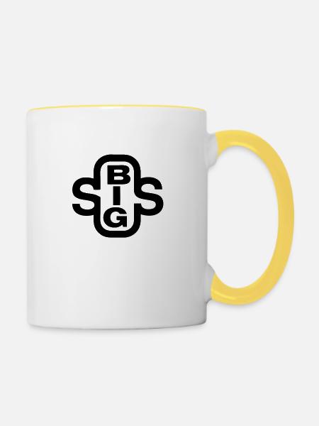 GROSSE SIS - Tasse zweifarbig - Weiß/Gelb