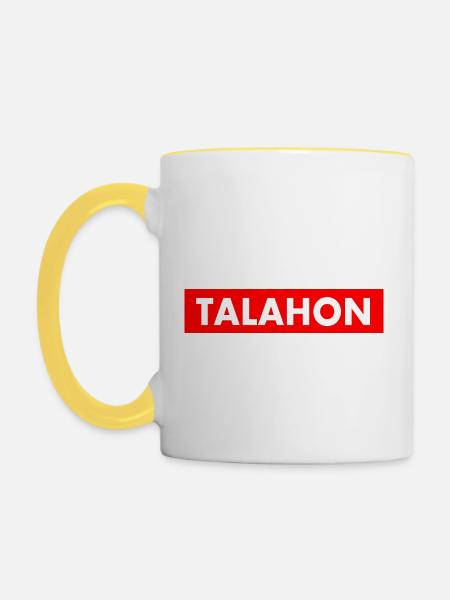 Talahon - Tasse zweifarbig - Weiß/Gelb
