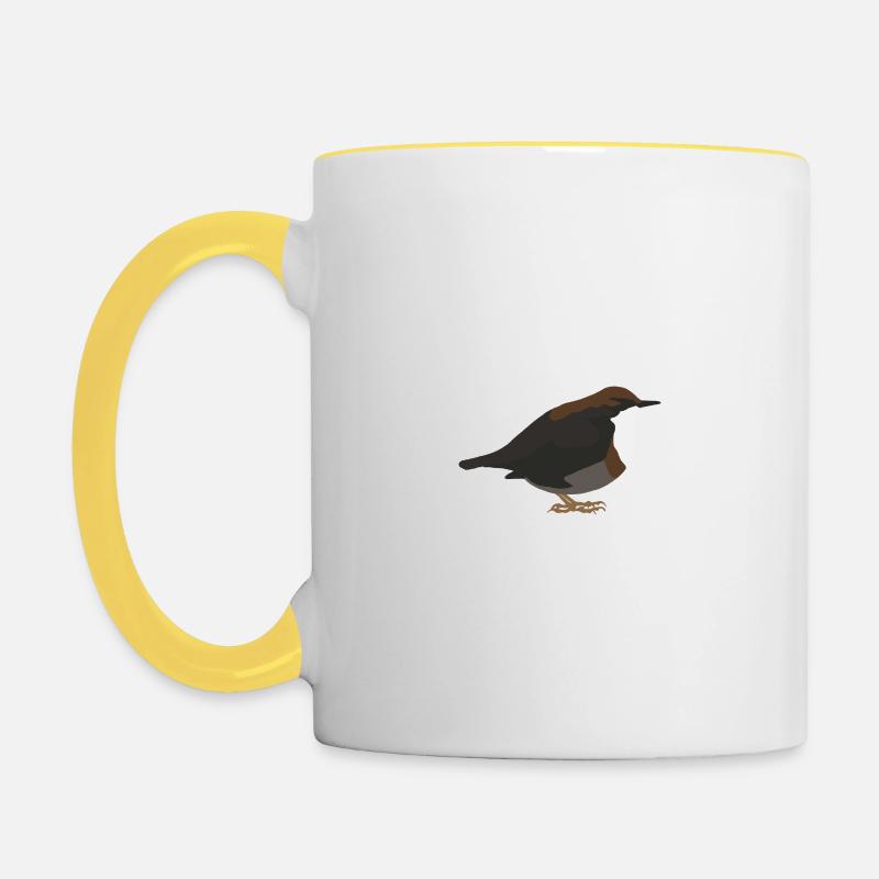 dipper - Contrasting Mug - white/yellow