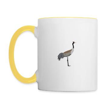 crane - Contrasting Mug - white/yellow - Left