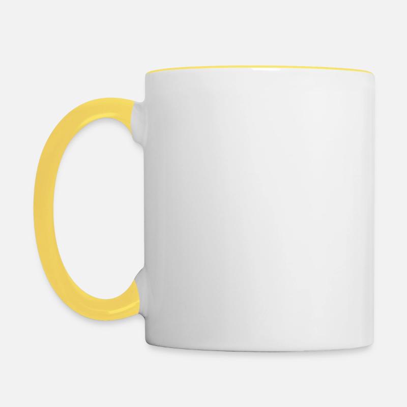 Ergotherapeutin - Tasse zweifarbig - Weiß/Gelb