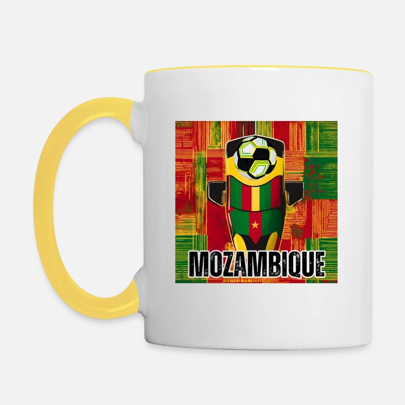 Fiesta des Mambas - Contrasting Mug - white/yellow