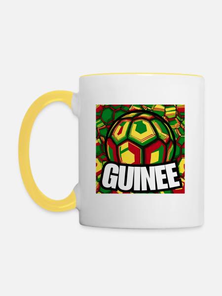 Conakryan Energie - Tasse zweifarbig - Weiß/Gelb
