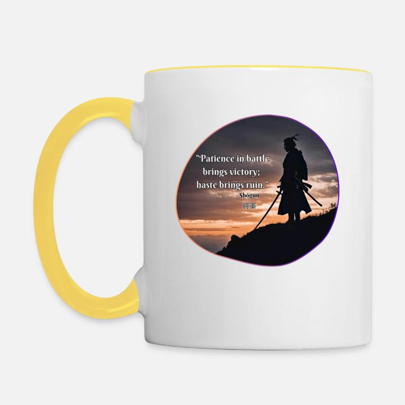 I'm Shogun - Contrasting Mug - white/yellow