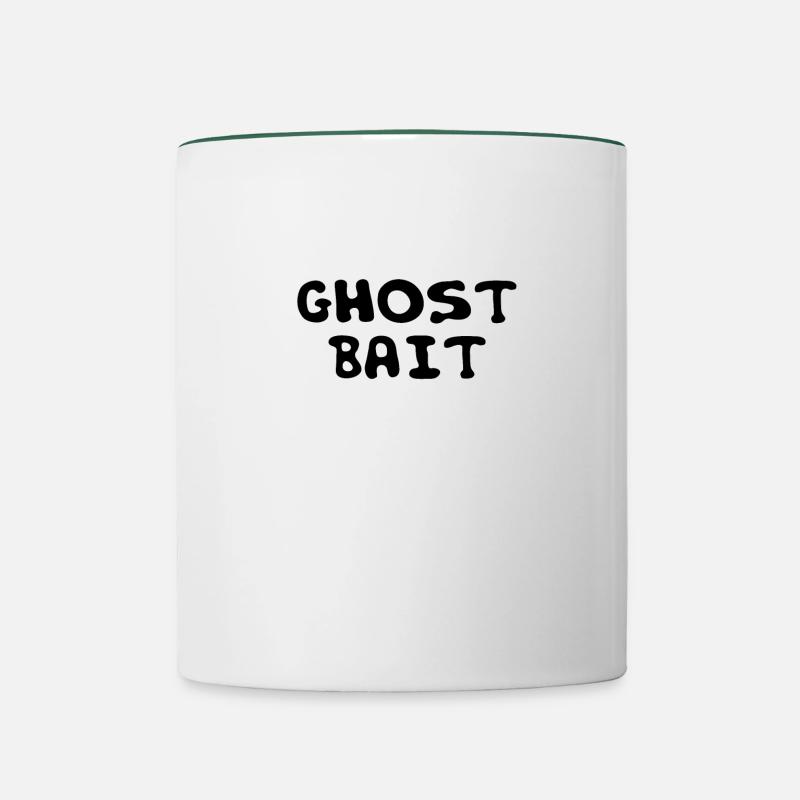 Ghost Ghost Hunter Ghost Hunt Ghost Gift - Contrasting Mug - white/dark green