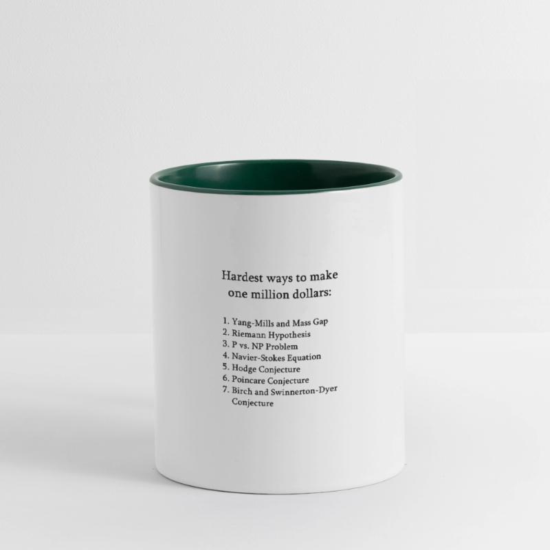 Math Millennium Problems Mathematician Science Mug contrasté