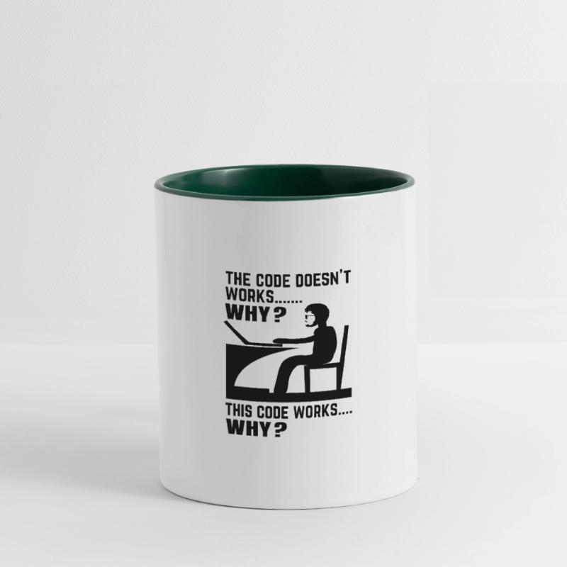 Software Developer Programmer Gift Contrasting Mug