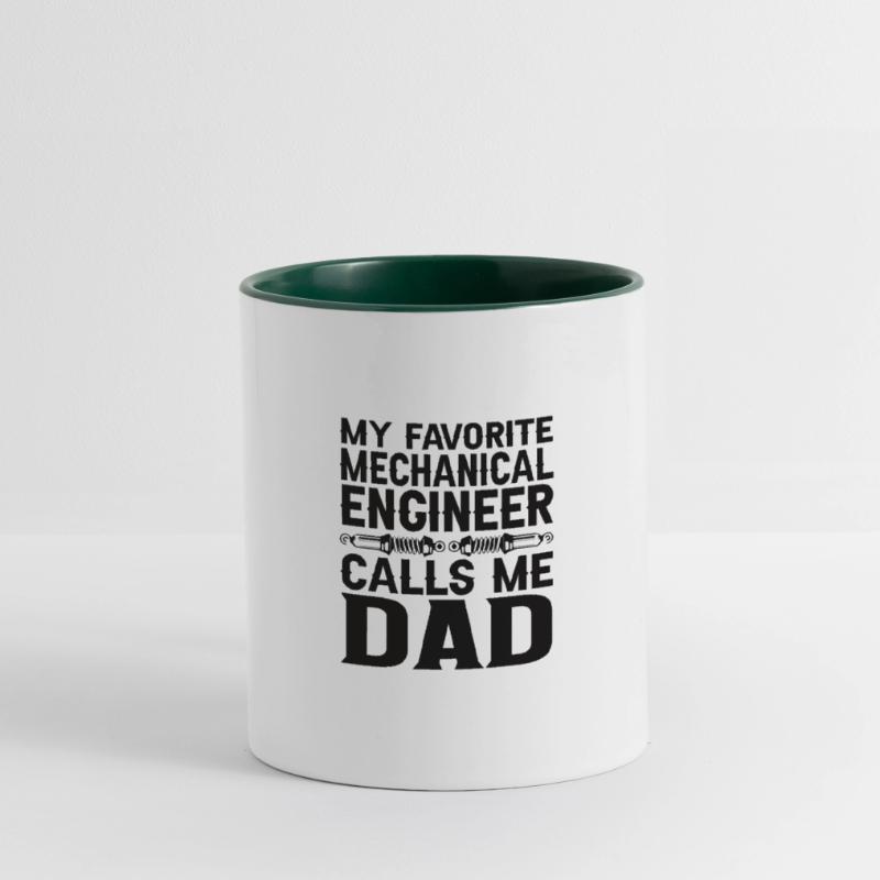Engineer Brain Mechanical Engineering Electrical Engineering Son Contrasting Mug
