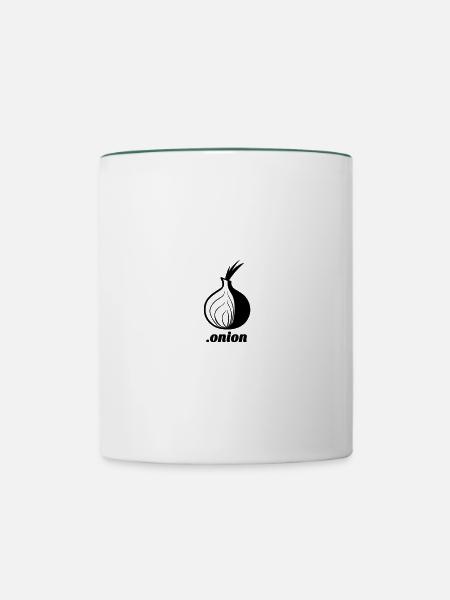 Onion - Tasse zweifarbig - Weiß/Dunkelgrün