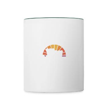 Pioneer of Christian Lightbringer - Contrasting Mug - white/dark green - Front