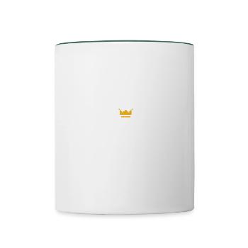 Auserwählte Generation Christlicher Gamer - Tasse zweifarbig - Weiß/Dunkelgrün - Vorne