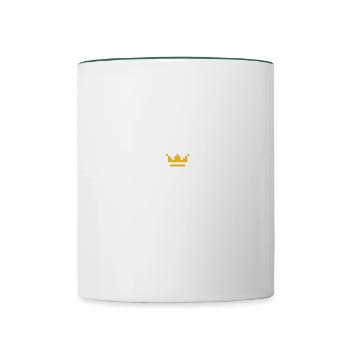 Génération élue de joueurs chrétiens - Mug contrasté - blanc/vert foncé - Devant