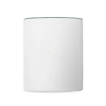 Timber Officially Dependent Forestry Worker Forester - Contrasting Mug - white/dark green - Front