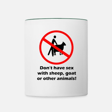 Prohibition sign no sex I animal abuse' Mouse Pad | Spreadshirt