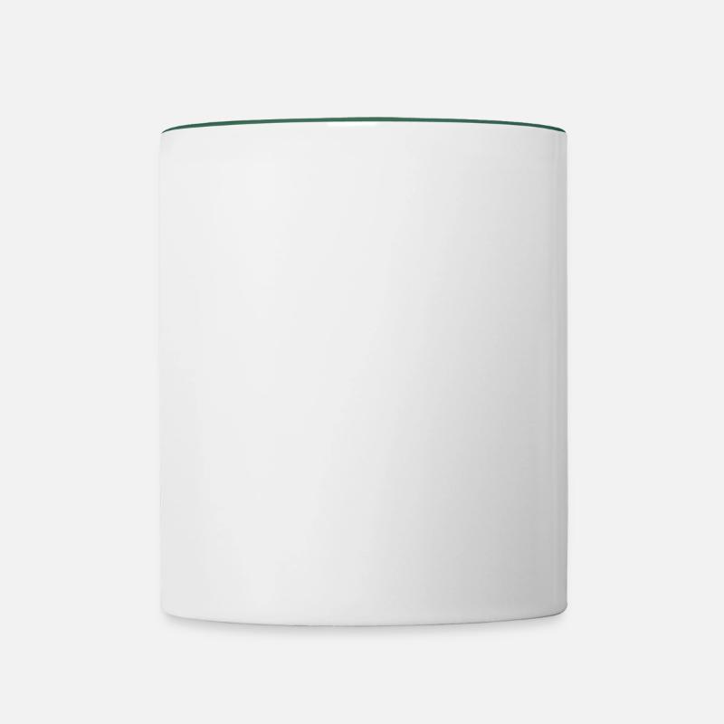 Raclette - Mug contrasté - blanc/vert foncé