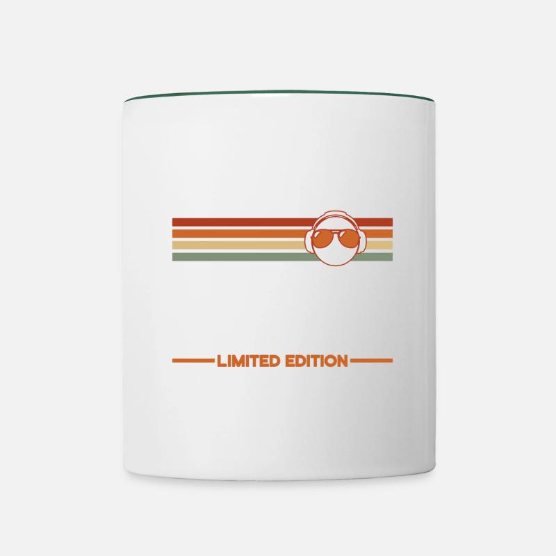 1975 - Mug contrasté - blanc/vert foncé