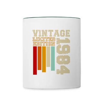 1984 - Mug contrasté - blanc/vert foncé - Devant