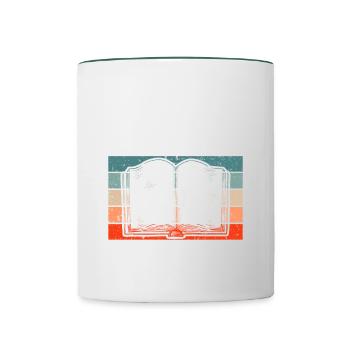 Ich Betrüge Mein Smartphone Ab Und Zu Mal Mit Eine - Tasse zweifarbig - Weiß/Dunkelgrün - Vorne