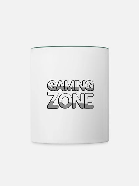 GAMING ZONE - Gaming - Tasse zweifarbig - Weiß/Dunkelgrün