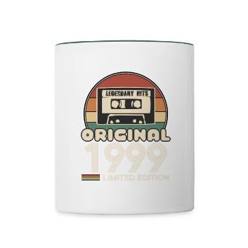 1988 - Contrasting Mug - white/dark green - Front