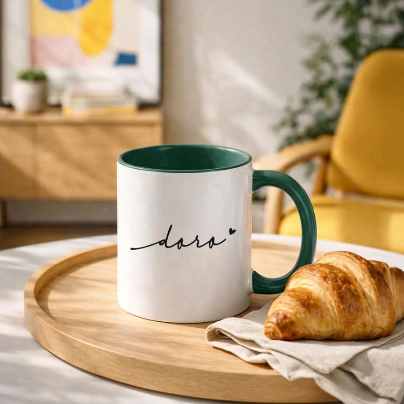 Doro Cursive Name Contrasting Mug