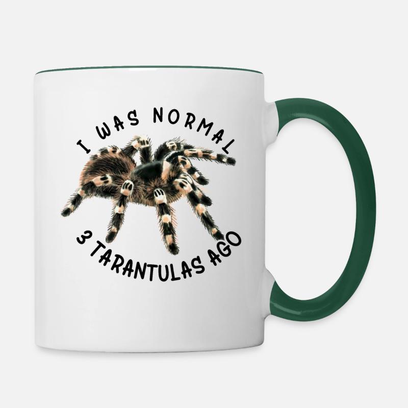 Tarantula Dad Tarantula Collectible Tarantula - Contrasting Mug - white/dark green