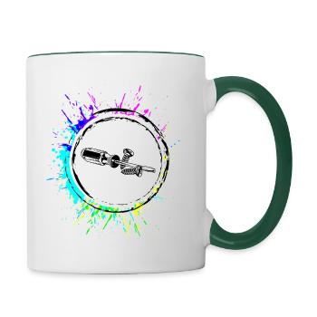 Screwdriver Symbol Tool - Contrasting Mug - white/dark green - Right