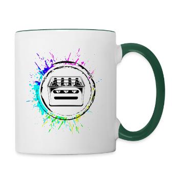 Beer Crate Crate Beer - Contrasting Mug - white/dark green - Right
