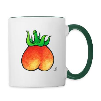 Rosita - Tasse zweifarbig - Weiß/Dunkelgrün - Rechts