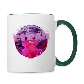 Stay Fresh - freshly made - Contrasting Mug - white/dark green - Right
